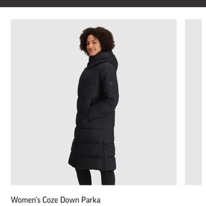 NEW!!  Outdoor Research Coze Down Parka - Medium